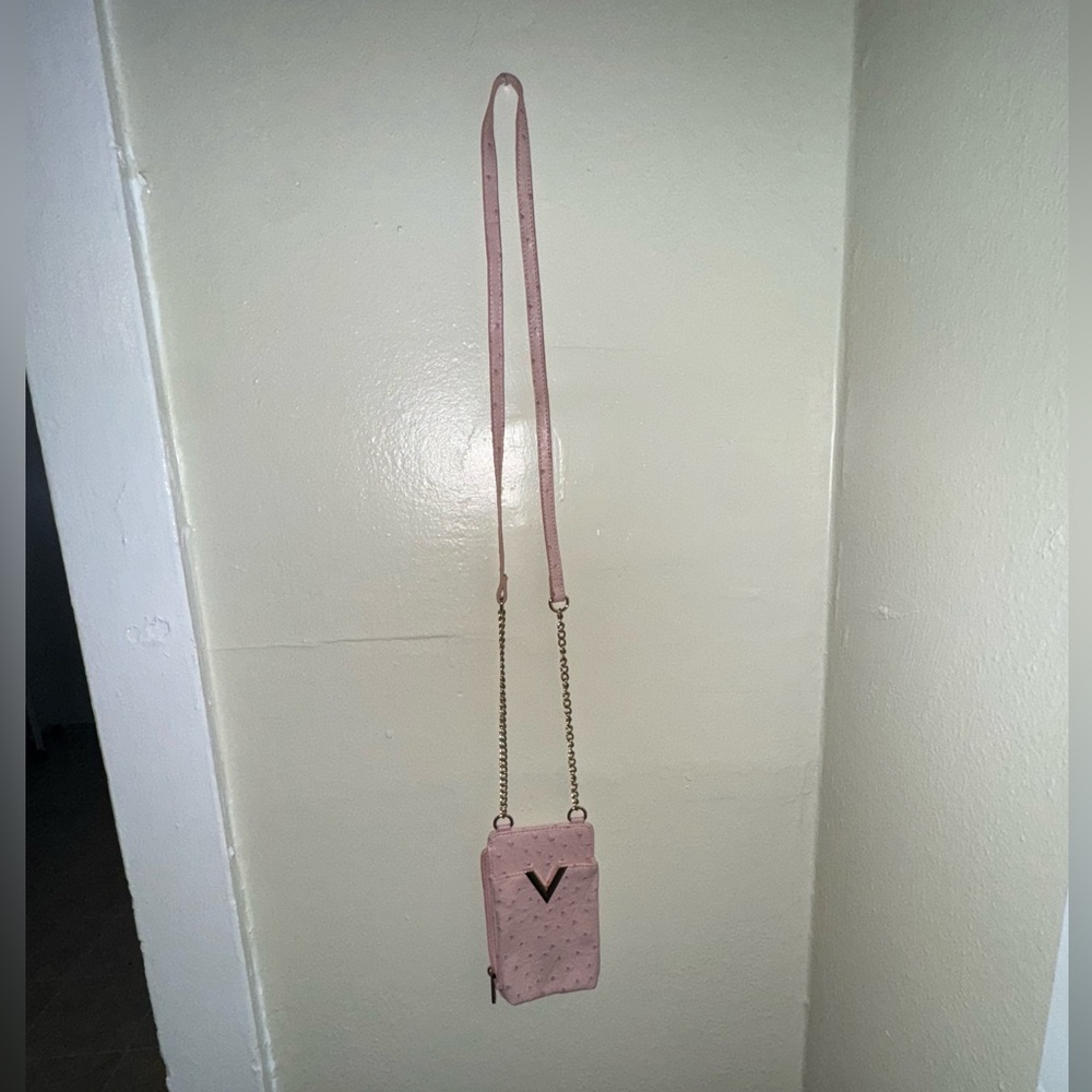 Pink Studded Crossbody Bag